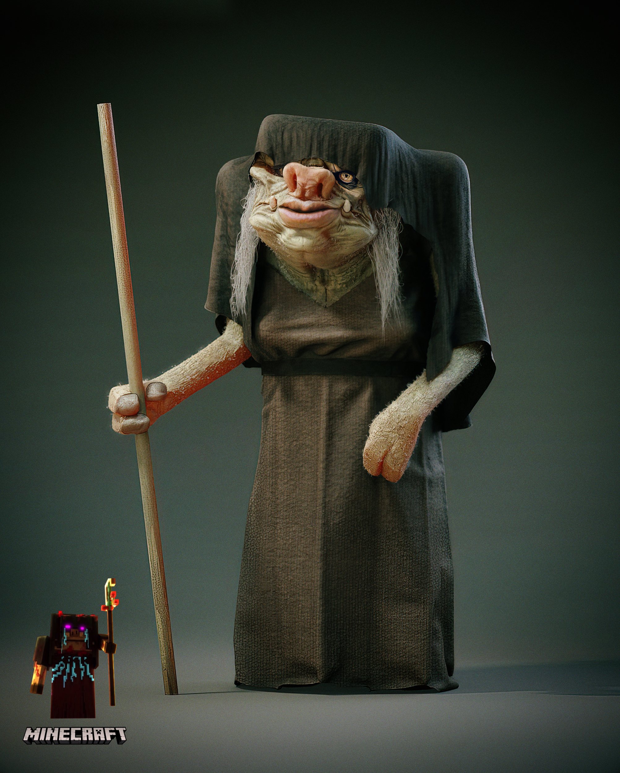 A Minecraft Movie — Malgosha — explorations: character and creature explorations for A Minecraft Movie, character design by Roberto Digiglio