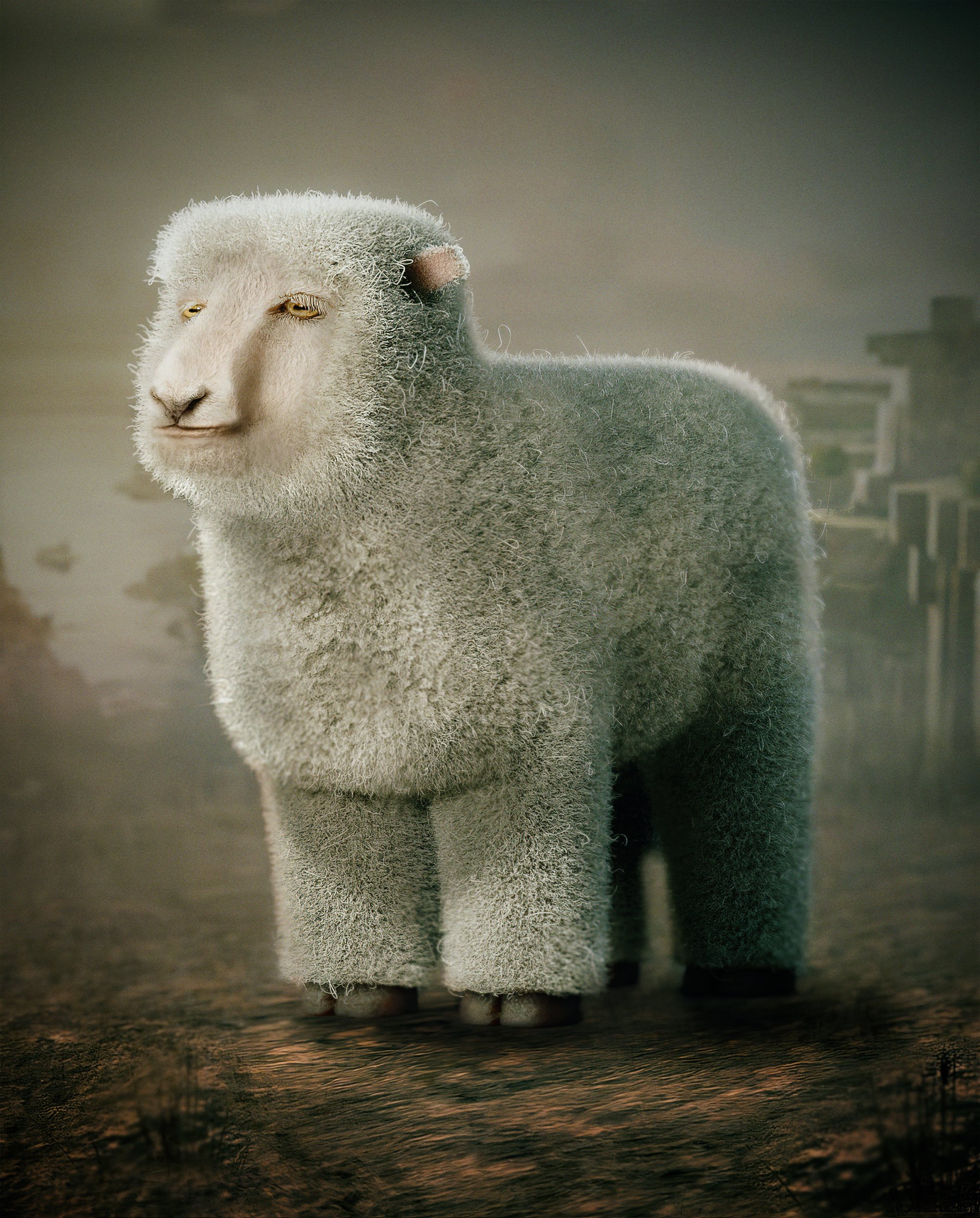 A Minecraft Movie — Sheep: character and creature explorations for A Minecraft Movie, character design by Roberto Digiglio