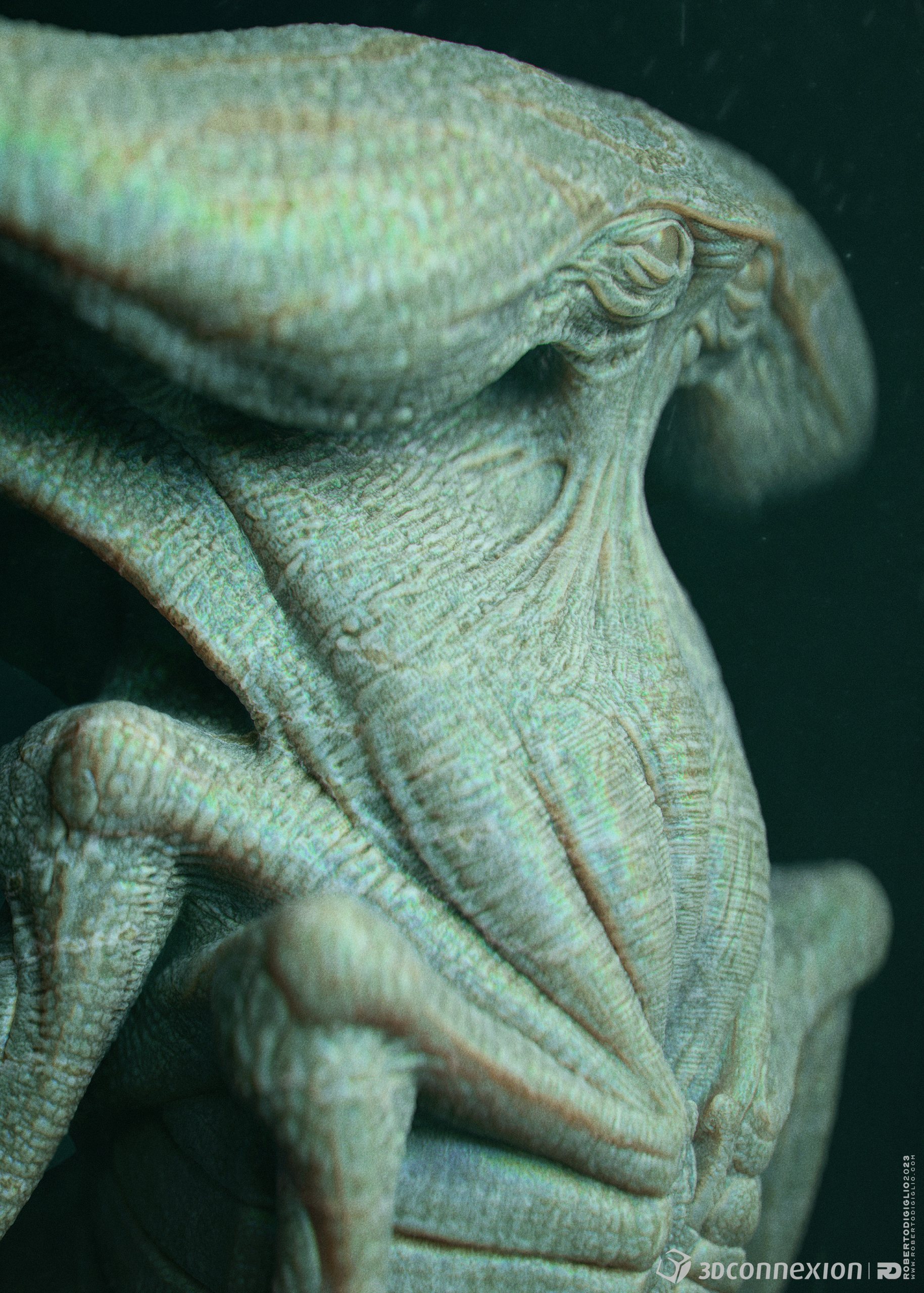 Alien of the Depths — image 3: a deep-sea alien creature, creature design by Roberto Digiglio