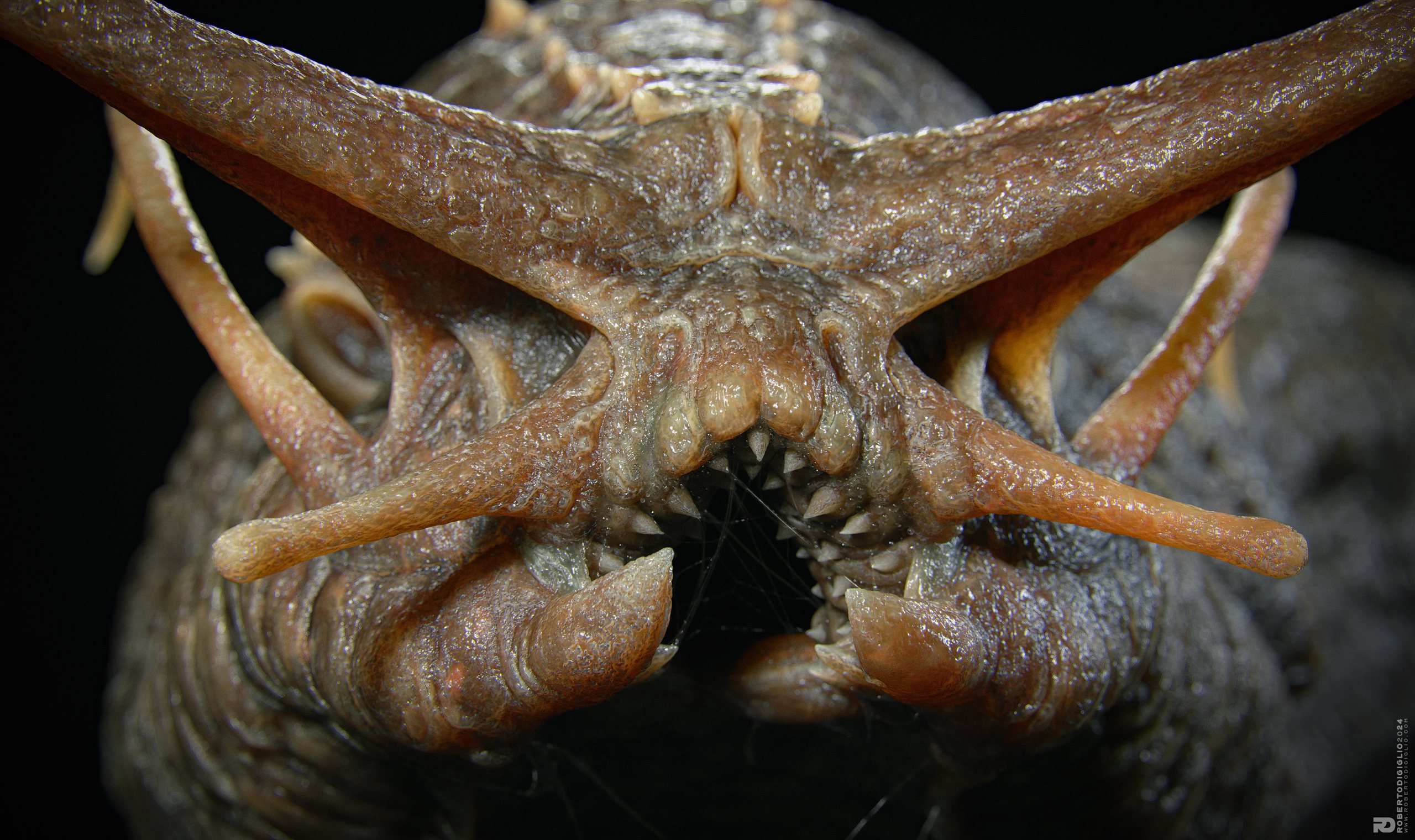 Limax Magnodentis — image 7: a carnivorous dog-sized slug with an armored mantle, creature design by Roberto Digiglio