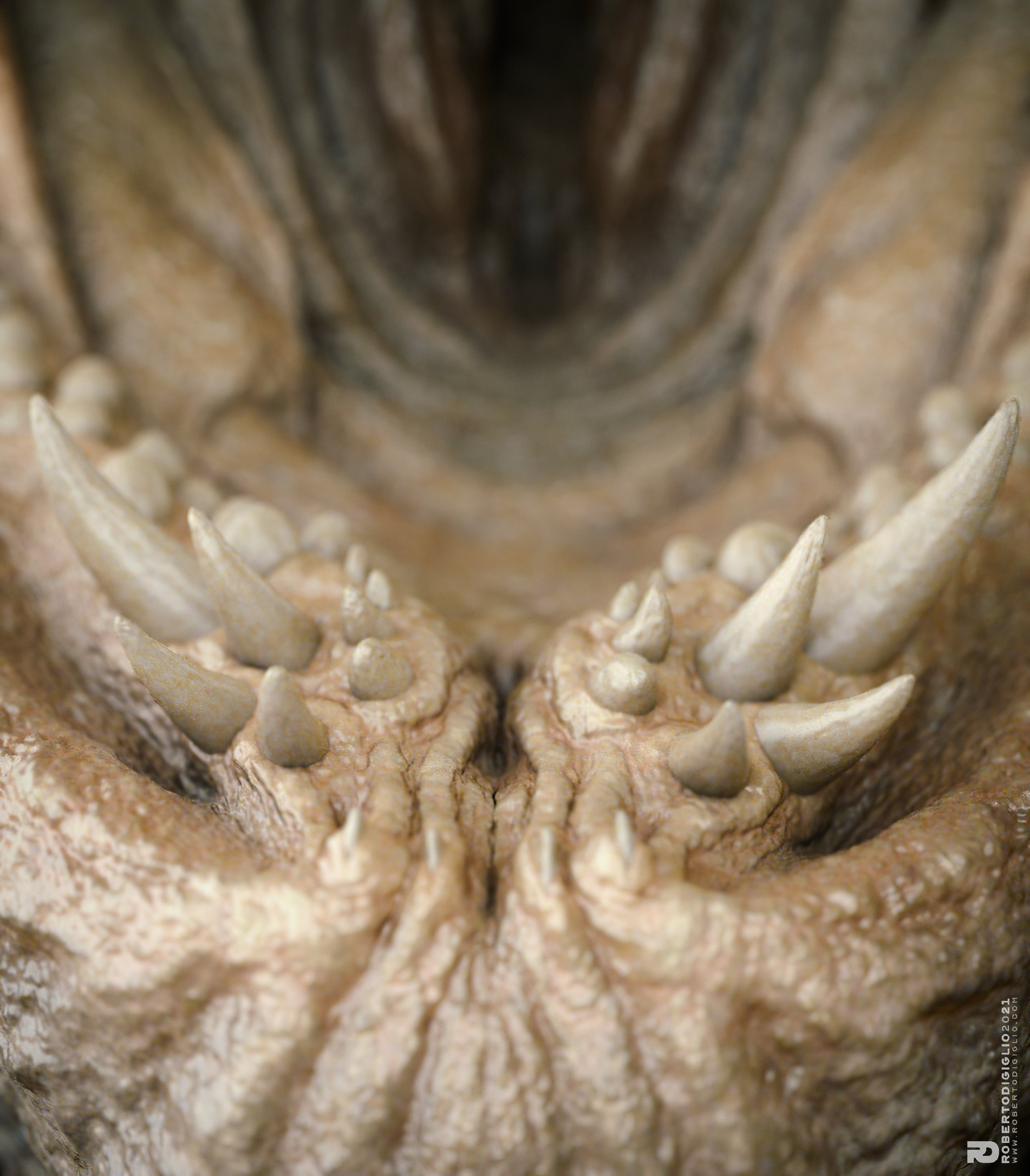 Teeth — image 2: a fictional fish inspired by fish taxidermy, creature design by Roberto Digiglio