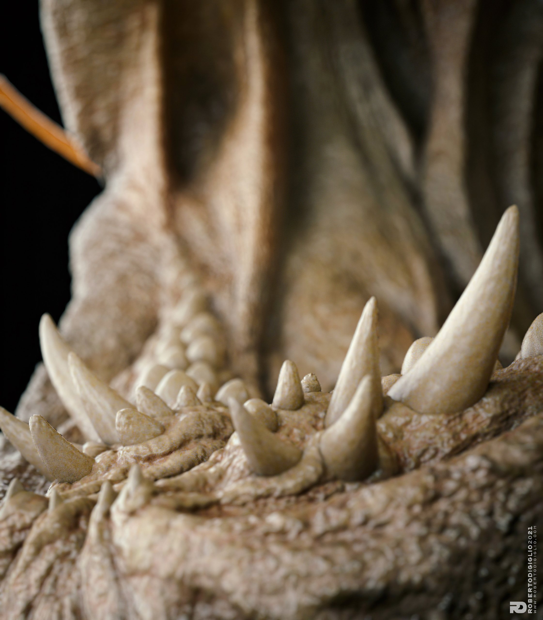 Teeth — image 3: a fictional fish inspired by fish taxidermy, creature design by Roberto Digiglio